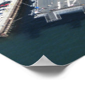 USS Midway Aerial Photo Poster (Hoek)