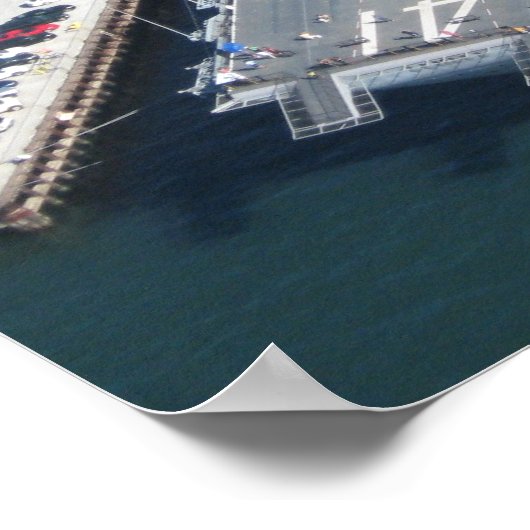 USS Midway Aerial Photo Poster (Hoek)