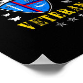 Uss Midway Cv 41 Vliegdekschip Veteraan Usa Vlag Poster (Hoek)