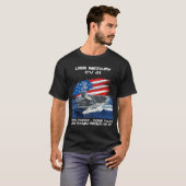 USS Midway CV 41 Vliegtuig transporteur Veteran US T-shirt (Voorkant volledig)