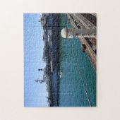 USS Midway in de haven van San Diego Legpuzzel (Verticaal)