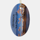 USS Midway Keramisch Ornament (Rechts)