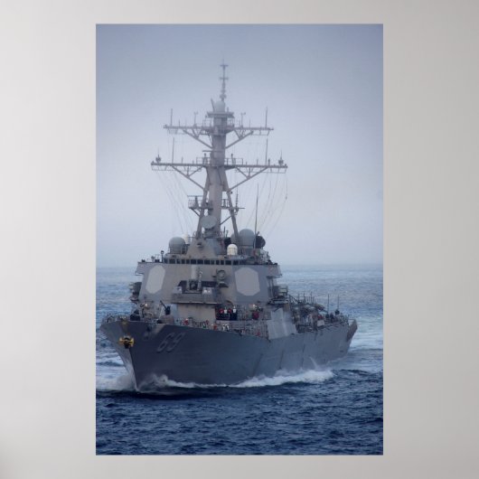 USS Milius (DDG 69) Poster (Voorkant)