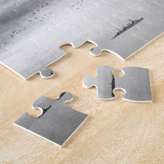 USS Missouri Flyover Surrender of Japan Legpuzzel (Zijkant)