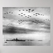 USS Missouri Flyover Surrender of Japan Poster (Voorkant)