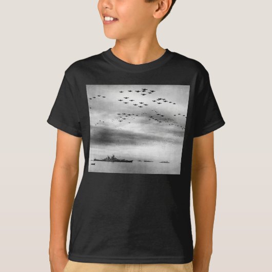 USS Missouri Flyover Surrender of Japan T-shirt (Voorkant)