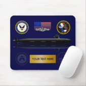 USS Missouri Mousepad Muismat (Met muis)