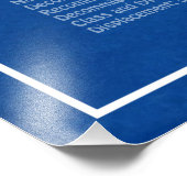 USS Missouri - Schip Blauwdruk Plannen ABD Foto Afdruk (Hoek)