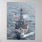 USS Mitscher (DDG 57) Poster (Voorkant)