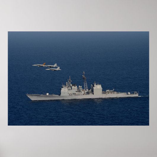 USS Mobile Bay (CG 53) Poster (Voorkant)