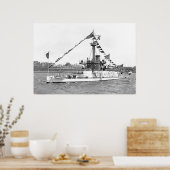 USS Monitor Amphitrite Poster (Keuken)