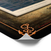 USS Monitor die CSS Virginia in dienst neemt - 186 Poster (Hoek)