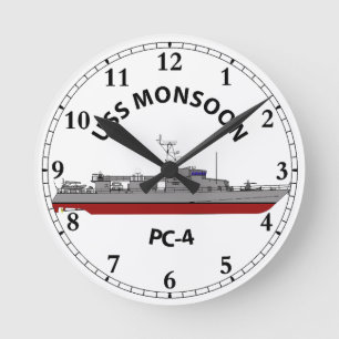 USS Monsoon PC-4 Patrol Coastal Ronde Klok