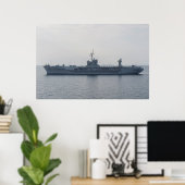 USS Monteer Whitney (LCC 20) Poster (Thuiskantoor)