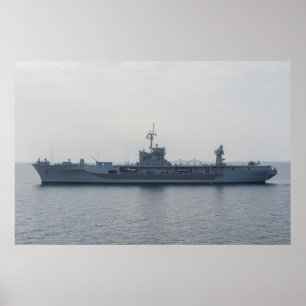 USS Monteer Whitney (LCC 20) Poster