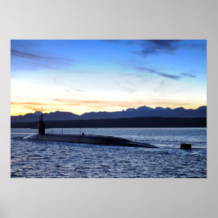 USS Nevada (SSBN 733) Poster