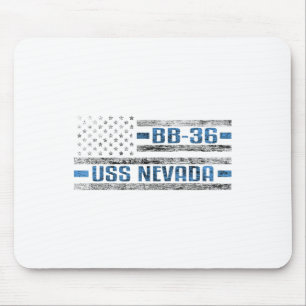 USS Nevada WWII slagschip BB-36 US Army Muismat