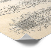 USS NEW JERSEY-blauwdruk Poster (Hoek)