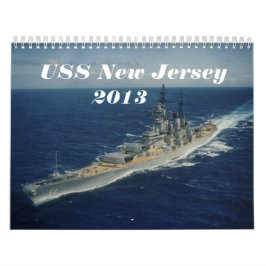 USS New Jersey Calendar Kalender