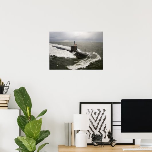 USS New Mexico (SSN-779) Poster (Thuiskantoor)