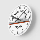 USS NEW ORLEANS, LPD-18, SAN ANTONIO RONDE KLOK (Hoek)