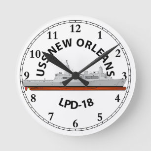 USS NEW ORLEANS, LPD-18, SAN ANTONIO RONDE KLOK