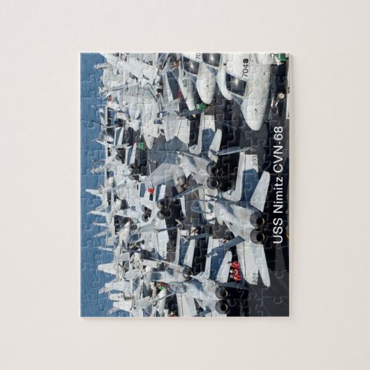 USS Nimitz CVN-68 Jigzaag Puzzle Legpuzzel (Verticaal)
