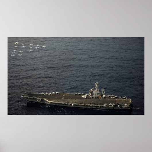 USS Nimitz (CVN 68) Poster (Voorkant)