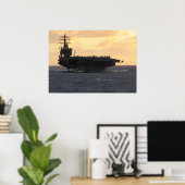 USS Nimitz (CVN 68) Poster (Thuiskantoor)