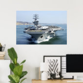 USS Nimitz (CVN 68) Poster (Thuiskantoor)