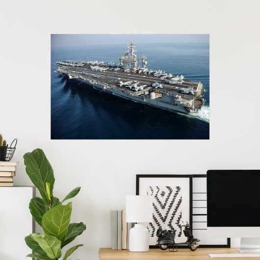 USS Nimitz (CVN 68) Poster (Thuiskantoor)