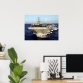 USS Nimitz (CVN 68) Poster (Thuiskantoor)