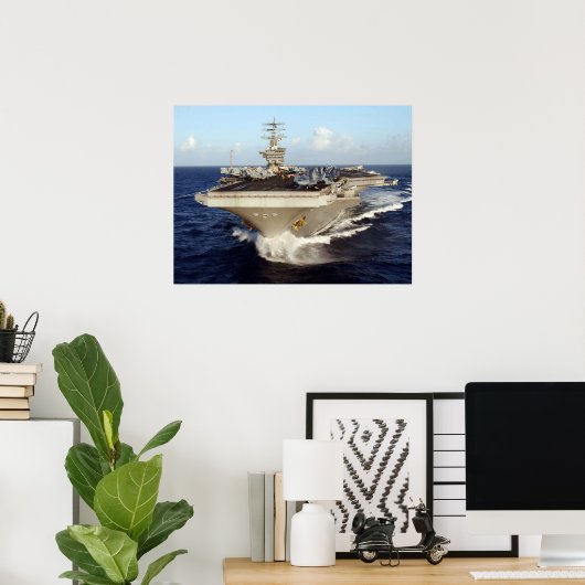 USS Nimitz (CVN 68) Poster (Thuiskantoor)