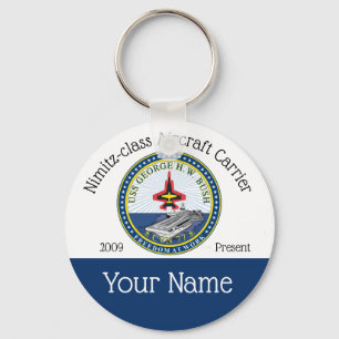 USS NIMITZ CVN-77 VLIEGTUIG CARRIER SLEUTELHANGER