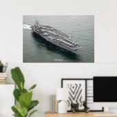 USS Nimitz Poster (Thuiskantoor)