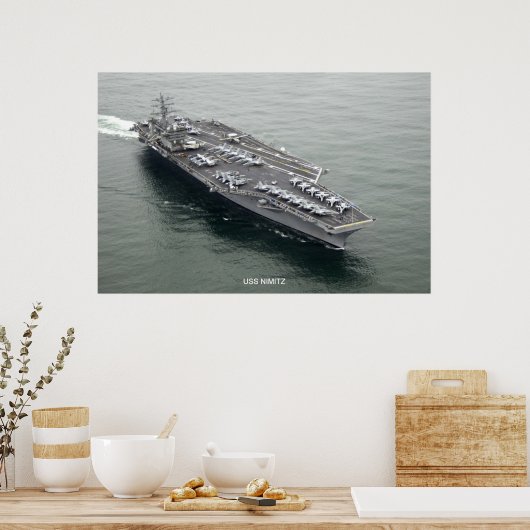 USS Nimitz Poster (Keuken)