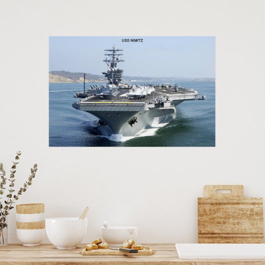 USS Nimitz Poster (Keuken)