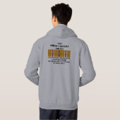 USS NOORD CAROLINA (BB-55) HOODIE (Achterkant volledig)