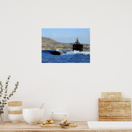USS Norfolk (SSN 714) Poster (Keuken)
