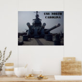 USS North Carolina Poster (Keuken)