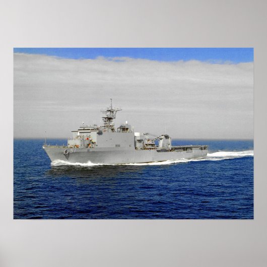 USS Oak Hill (LSD 51) Poster (Voorkant)
