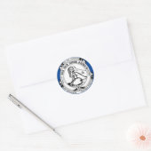 USS Oak Ridge ARDM-1 Ronde Sticker (Envelop)