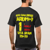 USS Oak Ridge ARDM-1 T-shirt (Achterkant)