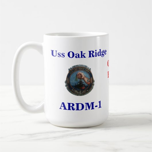 USS Oak Ridge ARDM-1MOK Koffiemok (Links)
