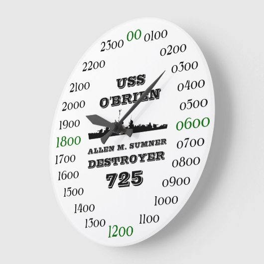 USS O'Brien (DD-725) Grote Klok (Hoek)