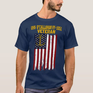 USS OCallahan FF1051 Fregat Veterans Day Fathers T-shirt
