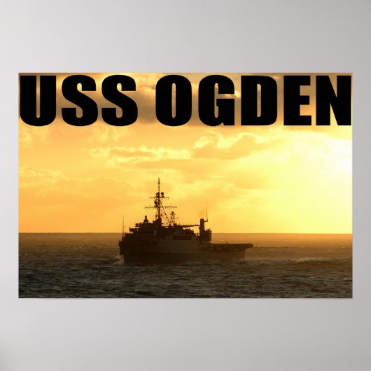 USS OGDEN POSTER (Voorkant)