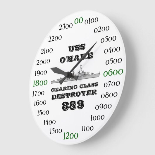 USS O'Hare (DD-889) Grote Klok (Hoek)