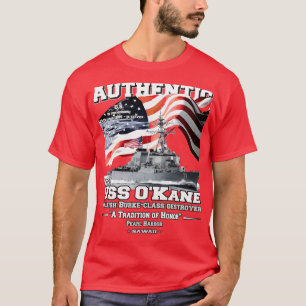 USS OKane Marine torpedojager veteranen T-shirt