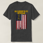 USS Oldendorf DD972 Warship Veterans Day Fathers D T-shirt (Design voorkant)